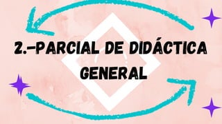 2.-PARCIAL DE DIDÁCTICA
GENERAL
 