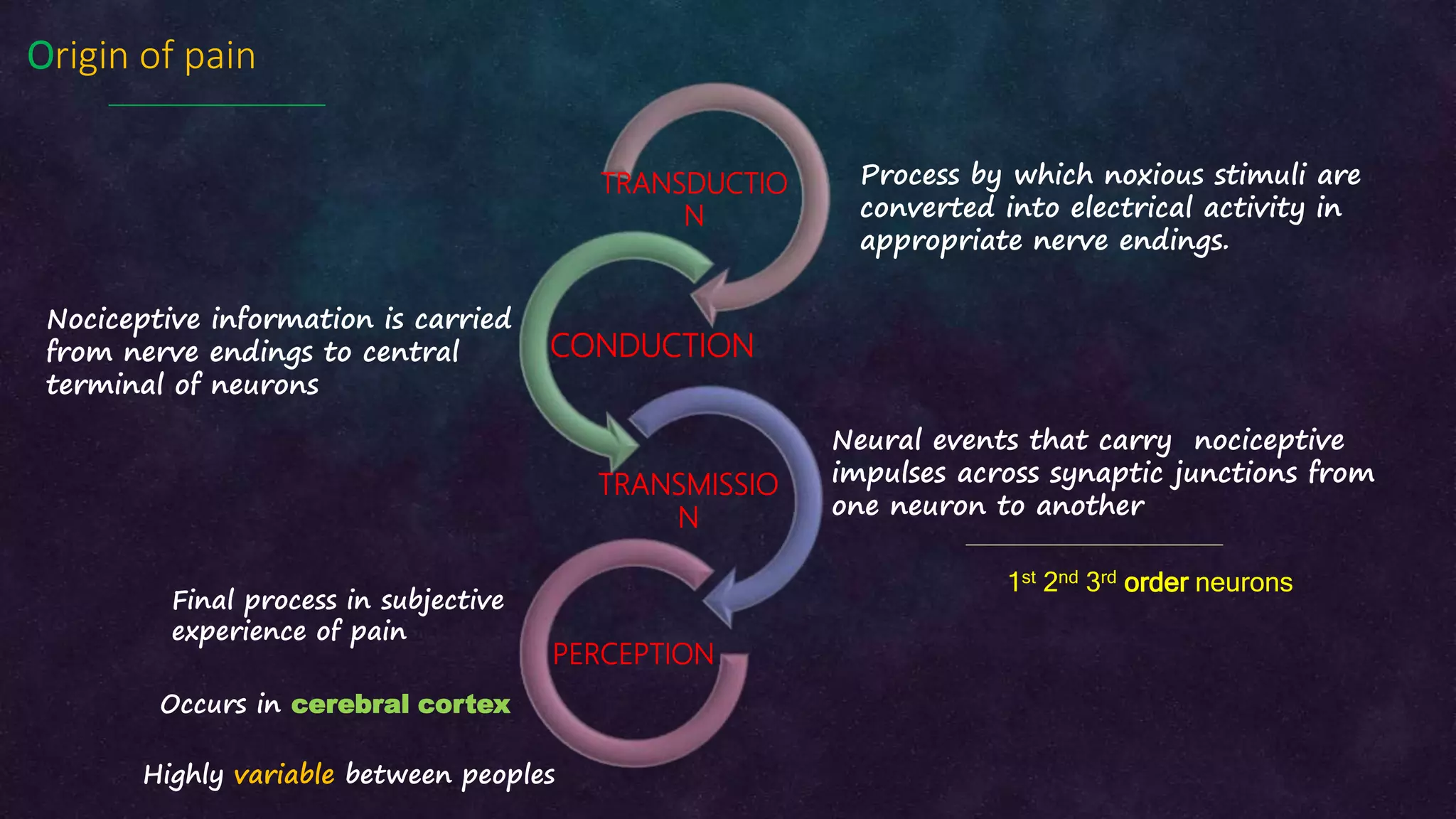 Dental pain (Irreversible pulpitis: Pathophysiology) | PPTX