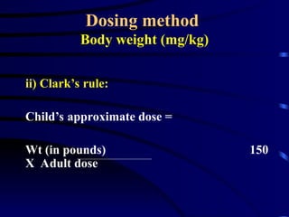Pediatric Prescribing guidelines pptxxxx | PPT