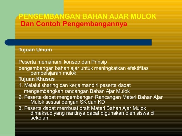 (2)pengembangan bahan ajar mulok & contoh