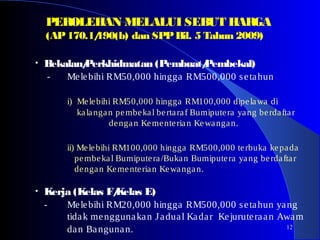 Pengurusan Perolehan Kerajaan Tatacara Kaedah | PPT