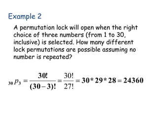 permutations power point | PDF