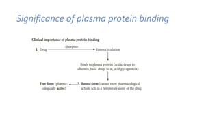 Significance of plasma protein binding
 