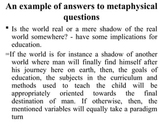 2PHILOSOPHY OF EDUCATION AND EDUCATIONAL MANAGEMENT | PPT