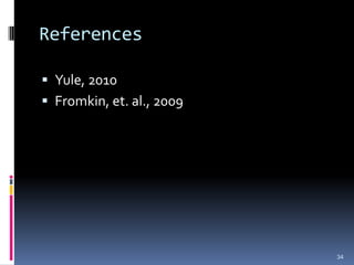 The Organs of Speech (Yule, page 27)15