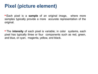 2_Pixels and Colors.pdf This is a second lecture slide Pixel and Colors ...