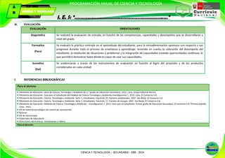 Spanish Cyt Program 2º PLAN ANUAL CYT.docx PROGRAMACION ANUAL | DOCX