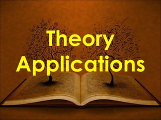 Theory
Applications
 