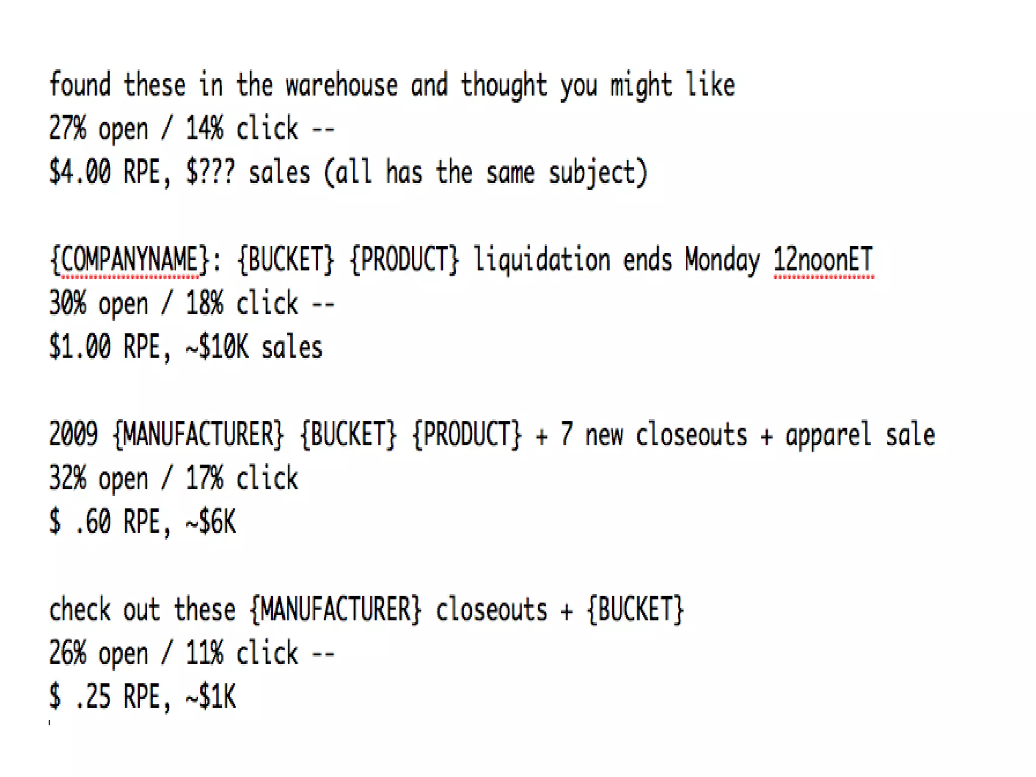 Real numbers on real emails 