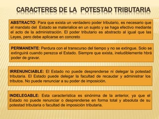 Poder, Potestad y Competencia Tributaria | PPTX