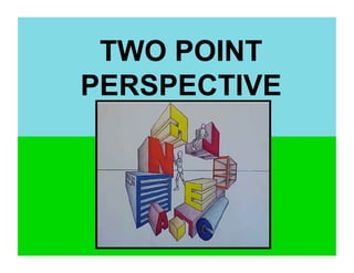 TWO POINT
PERSPECTIVE
 