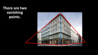 There are two
vanishing
points.
 