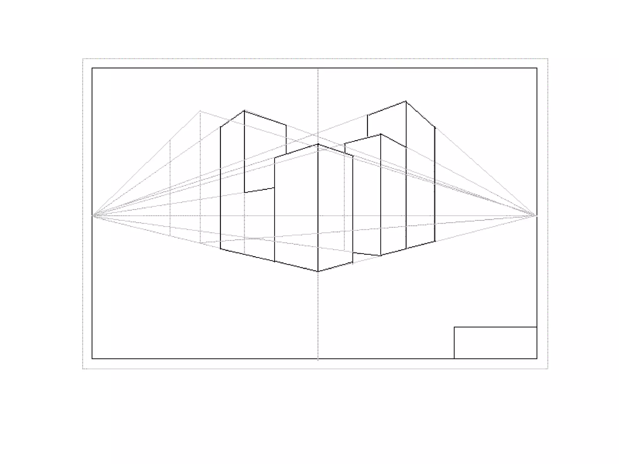 2 point perspective 