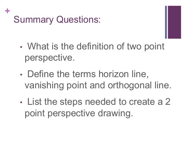 Horizon Line Art Definition : Point perspective lesson