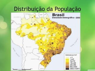 Distribuição da População
 