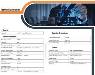 2 line Aegis Voice Logger 
