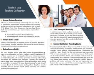 2 line Aegis Voice Logger 