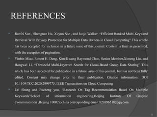 2_PPT Multi Keyword Search in cloud data.ppt