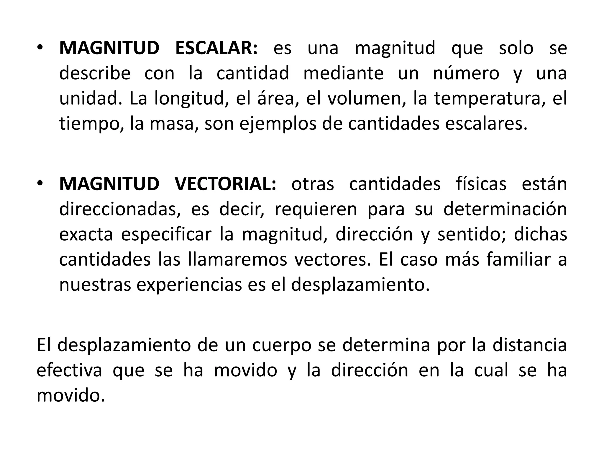 ESCALARES Y VECTORES | PDF