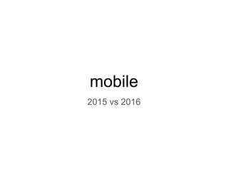 mobile
2015 vs 2016
 