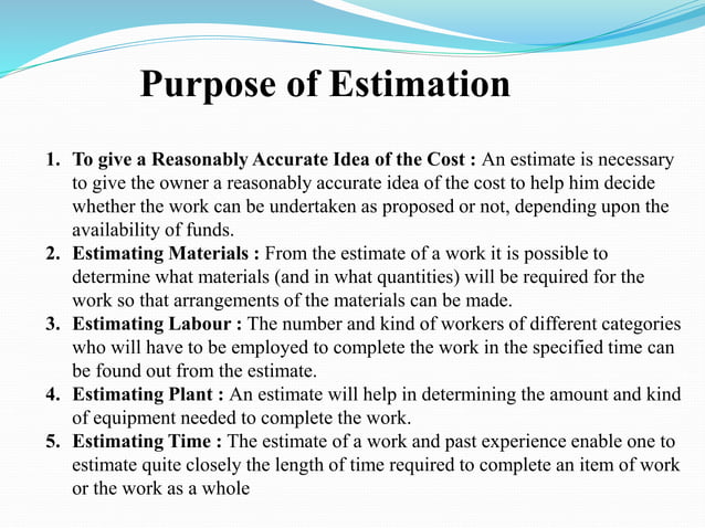 2 Presentation on Estimation and its Methods.pptx | Developmental Sites ...