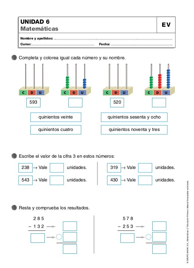 2º primaria matematicas 2º primaria matematicas