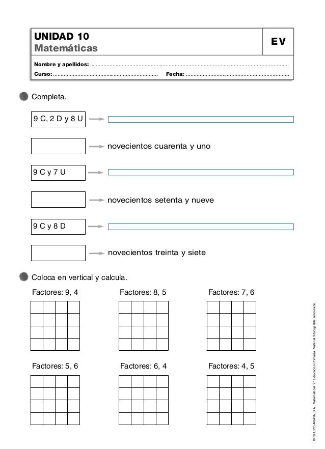 2º primaria matematicas 2º primaria matematicas