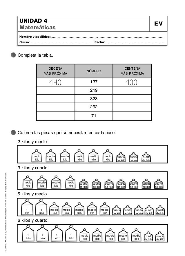2º primaria matematicas 2º primaria matematicas
