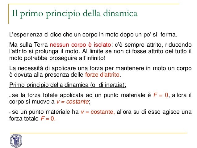 Cosa Dice Il Secondo Principio Della Dinamica