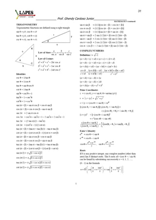 _____________ Prof. Ghendy Cardoso Junior_____________________
31
 