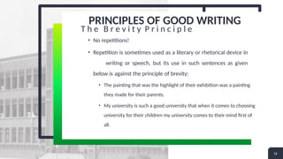 Writing Principles 2_Principles of Good Writing (1).pptx final | PPTX