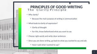 2_Principles of Good Writing (1).pptx final | PPTX