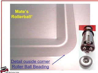 Mate’s Rollerball ® Detail ouside corner Roller Ball Beading 