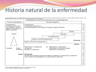 Historia natural de la enfermedad
 
