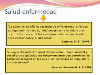 Salud-enfermedad
 