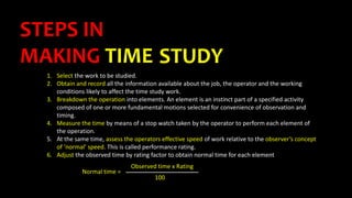 Time study part 2 | PPTX