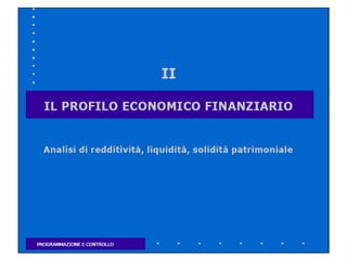2 Profilo economico finanziario