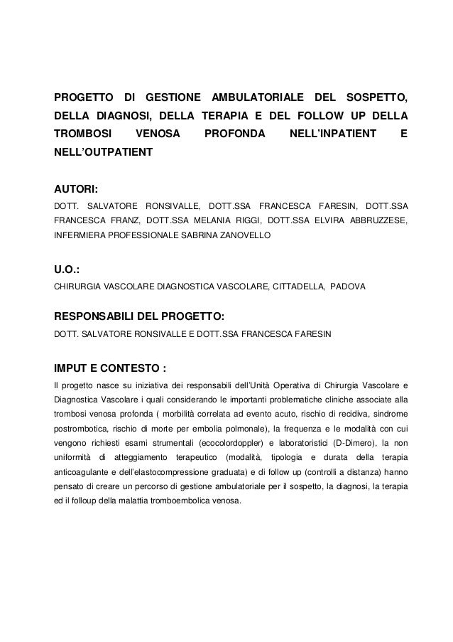 Operazione libera su varicoso