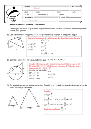 ALUNO(A)                                                       Nº
                                     Gabarito

         ...