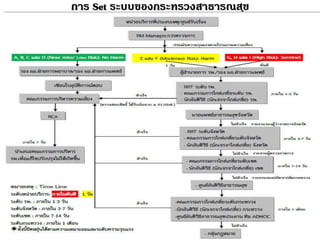การ Set ระบบของกระทรวงสาธารณสุข
 