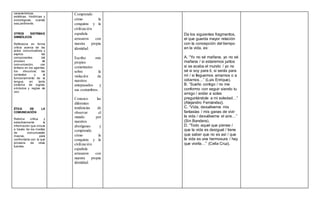 características
estéticas, históricas y
sociológicas, cuando
sea pertinente.
OTROS SISTEMAS
SIMBÓLICOS
Reflexiona en forma...