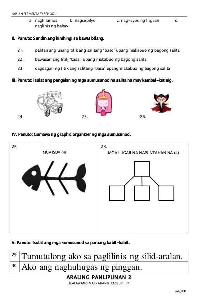 Second quarter exam in math 9 image