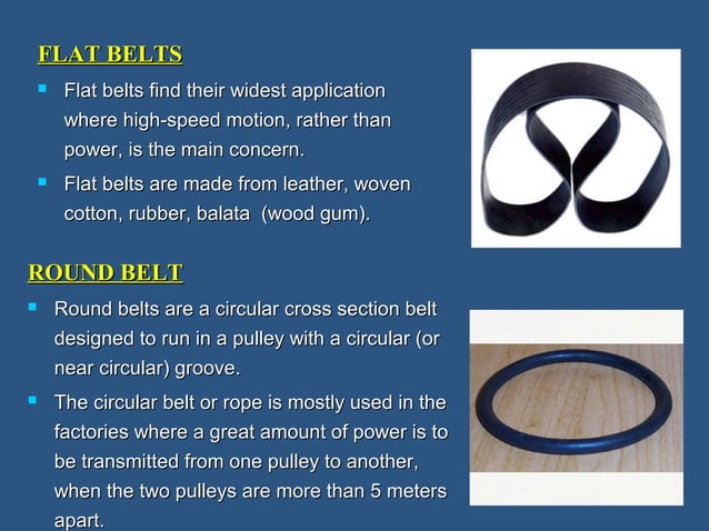 2 pulleys and belt drives | PPT | Track and Field | Sports