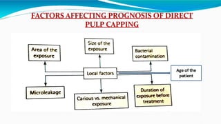 Pulp capping agents and procedures by Dr Islam Alsakkaf | PPTX