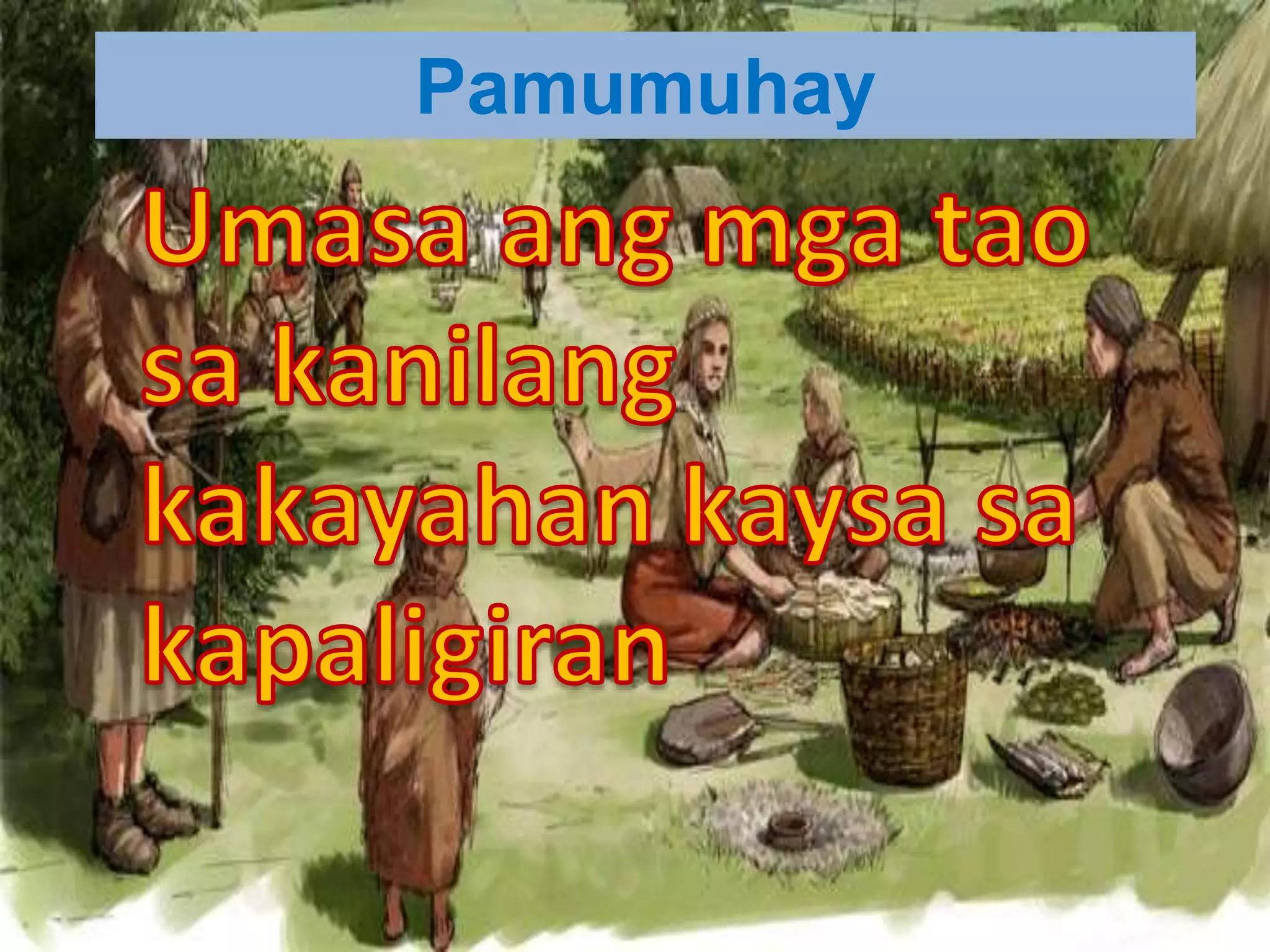 Pamumuhay
 