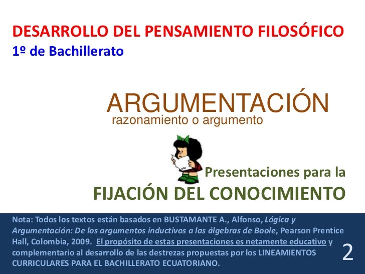 2 razonamiento o argumento