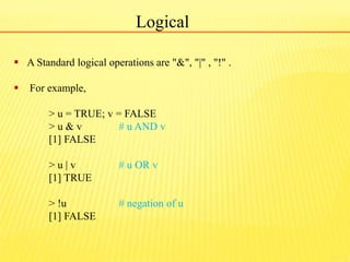 R Basics | PPTX