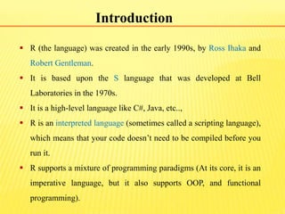 R Basics | PPTX