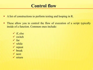 R Basics | PPTX
