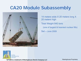 Ap1000 Ca02 Module 2. Reactor Design Panel | PDF